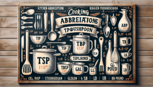 common cooking abbreviations