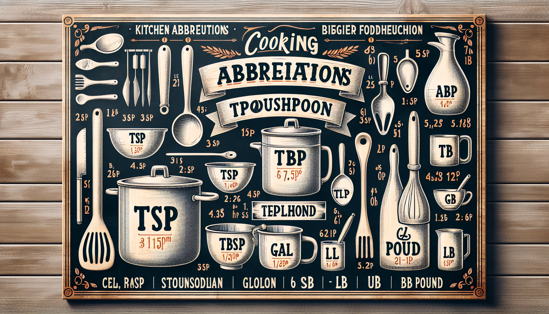 common cooking abbreviations